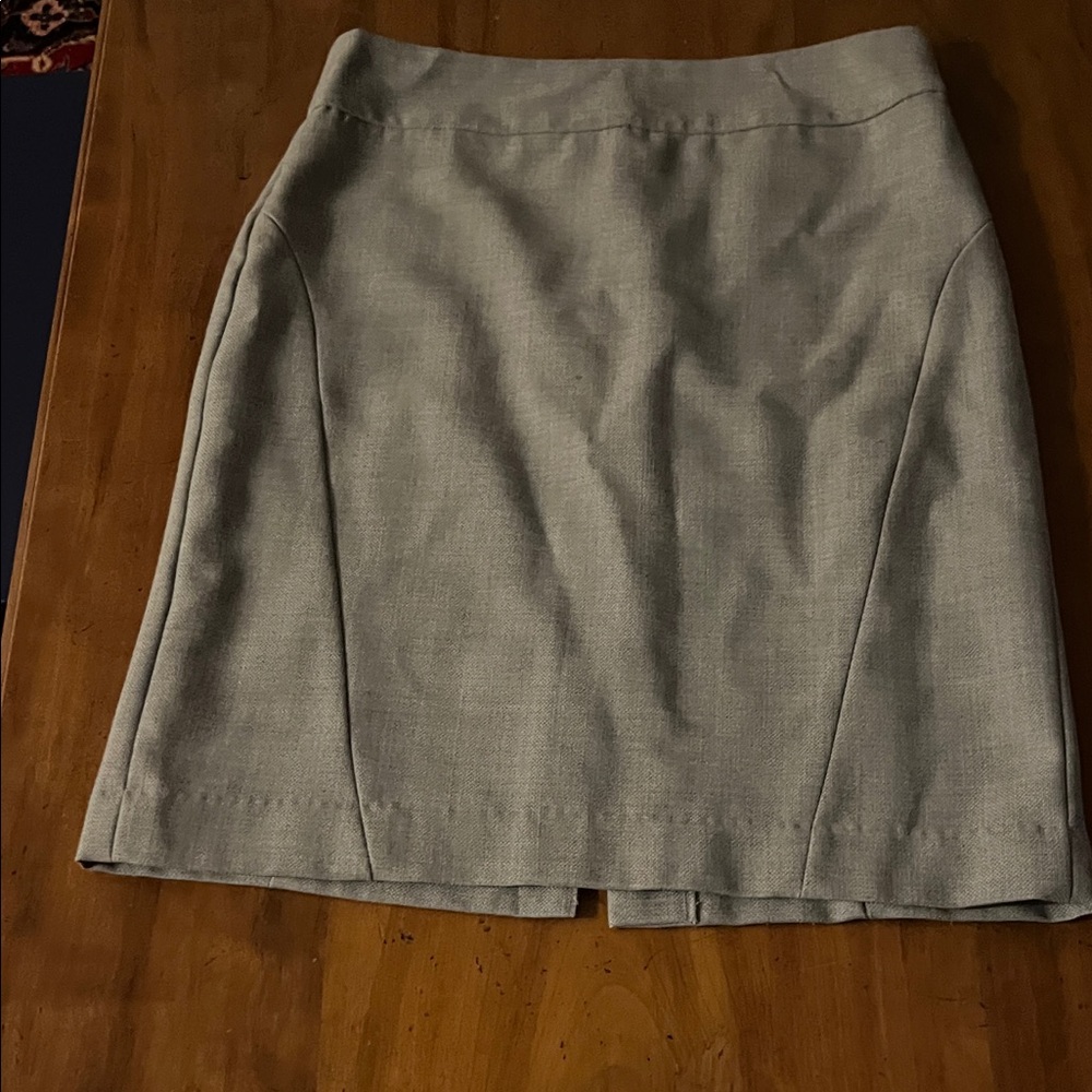 Banana Republic Wool Gray Pencil Skirt